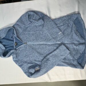 Eddie Bauer Blue Heather Zip-Up Jacket